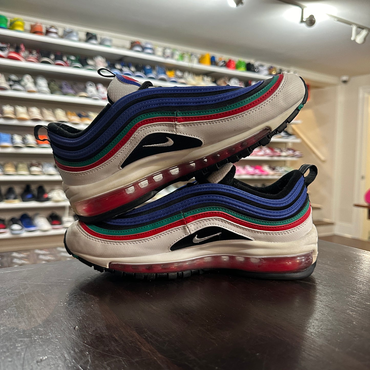 *USED* Air Max 97 White Multicolor (size 7Y)