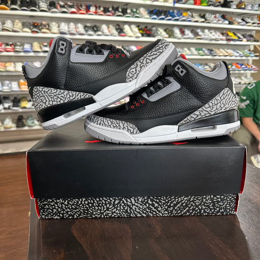 *USED* Air Jordan 3 Black Cement (size 8.5)
