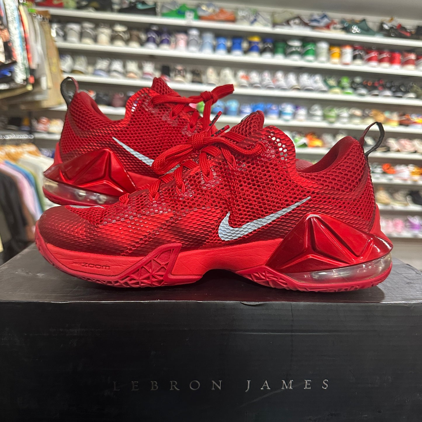*USED* Lebron 12 Low University Red (size 9)