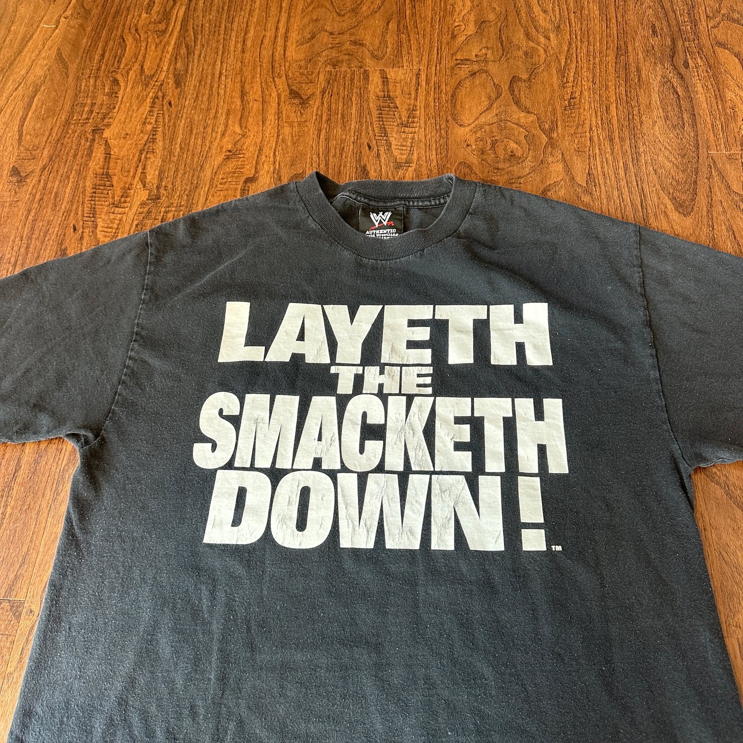 *VINTAGE* The Rock Layeth The Smacketh Down (FITS Large)