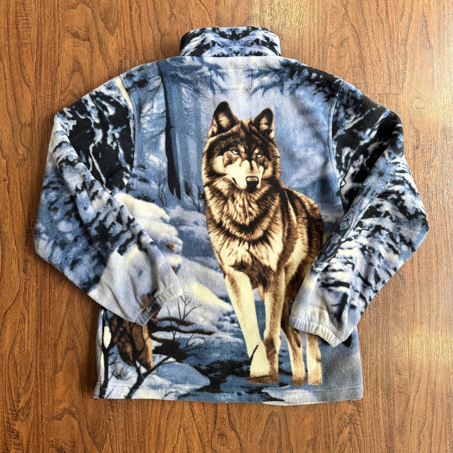 *VINTAGE* Trail Crest Wolf Zip Up (FITS MEDIUM)