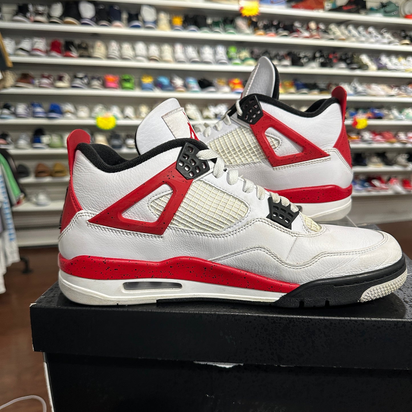 *USED* Jordan 4 Red Cement (size 11)