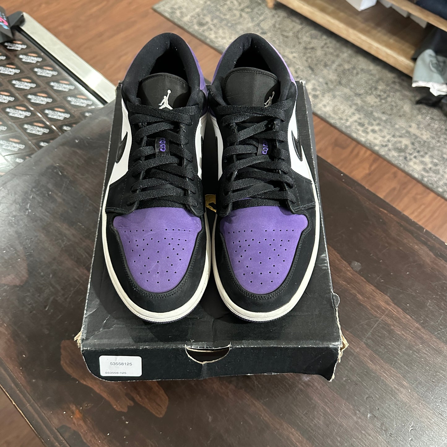 *USED* Air Jordan 1 Low Court Purple (SIZE 11.5)