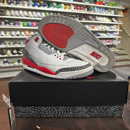 *USED* Air Jordan 3 Fire Red (size 11)