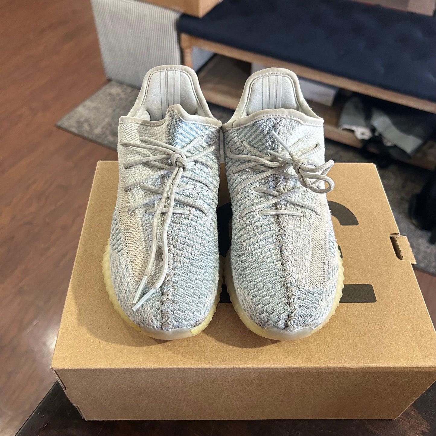 *USED* Yeezy 350 Cloud White (Size 2Y)