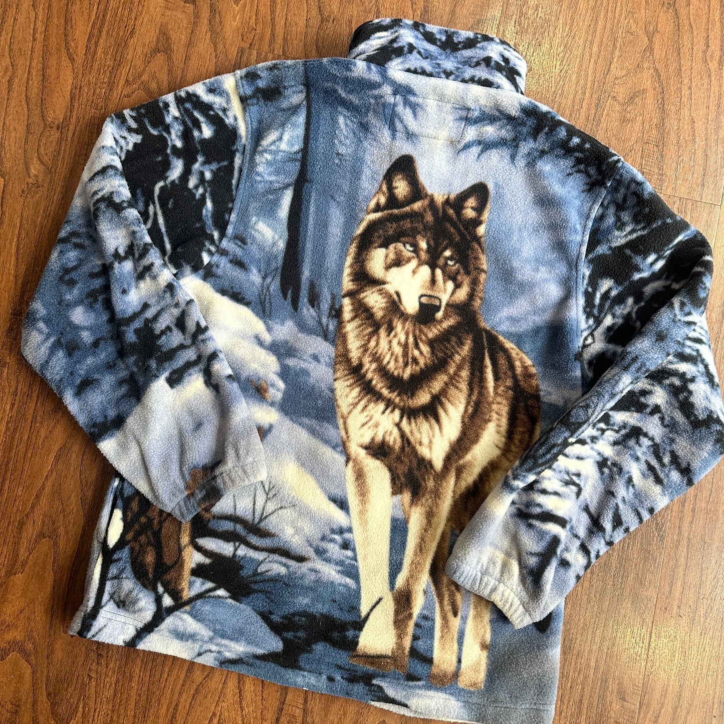 *VINTAGE* Trail Crest Wolf Zip Up (FITS MEDIUM)