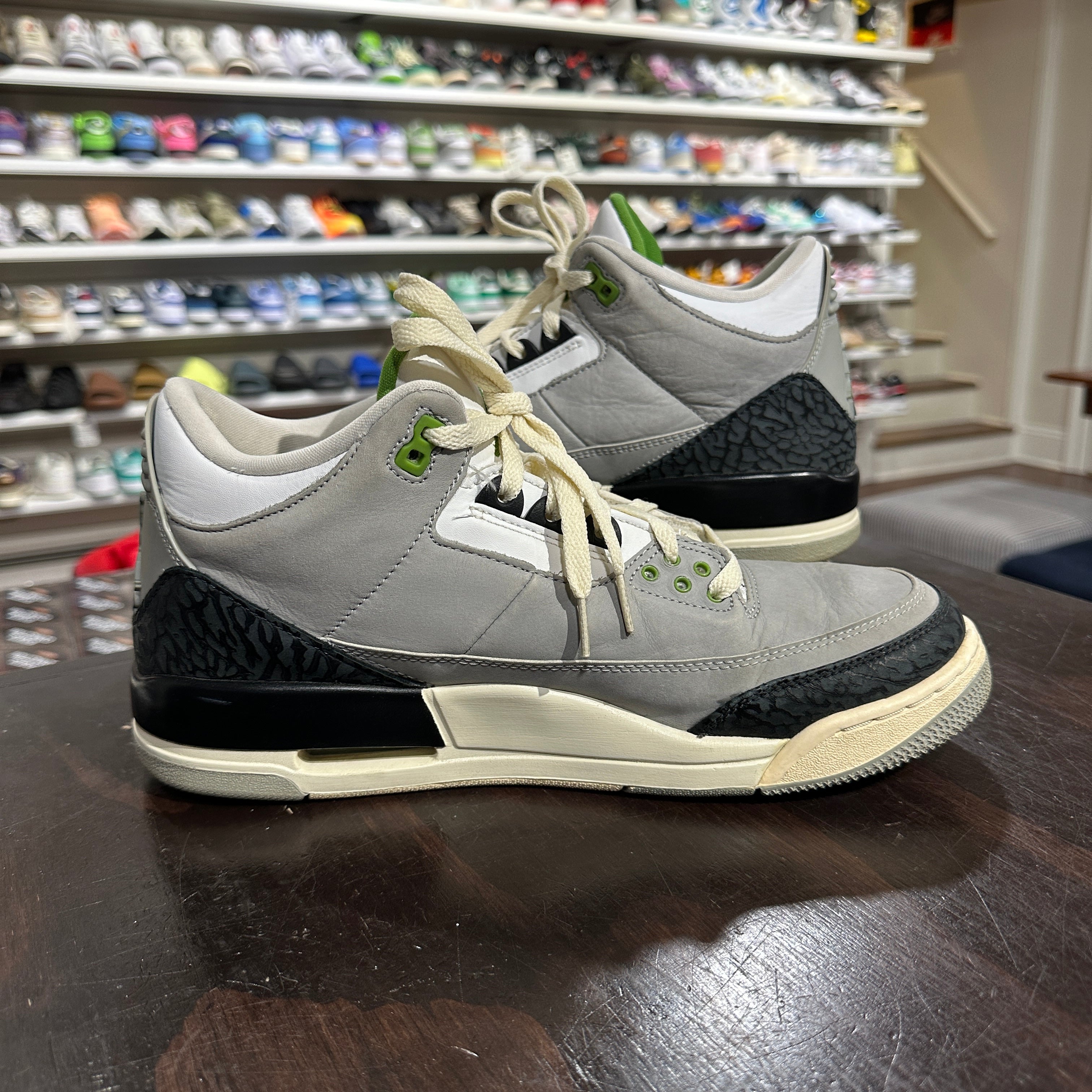 Air jordan 3 chlorophyll online