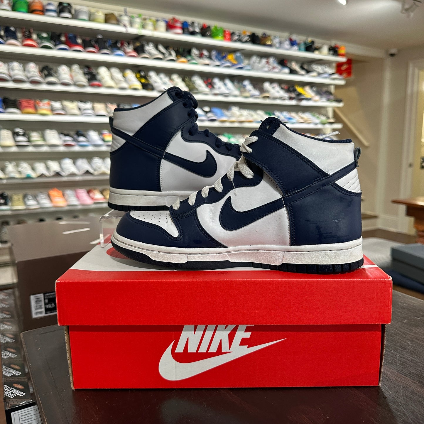 *USED* Nike Dunk High Midnight Navy (size 5.5Y)