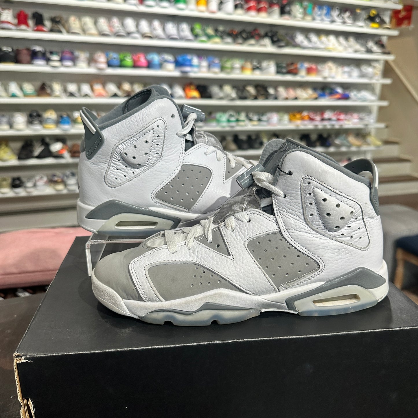 *USED* Air Jordan 6 Cool Grey (Size 5Y)