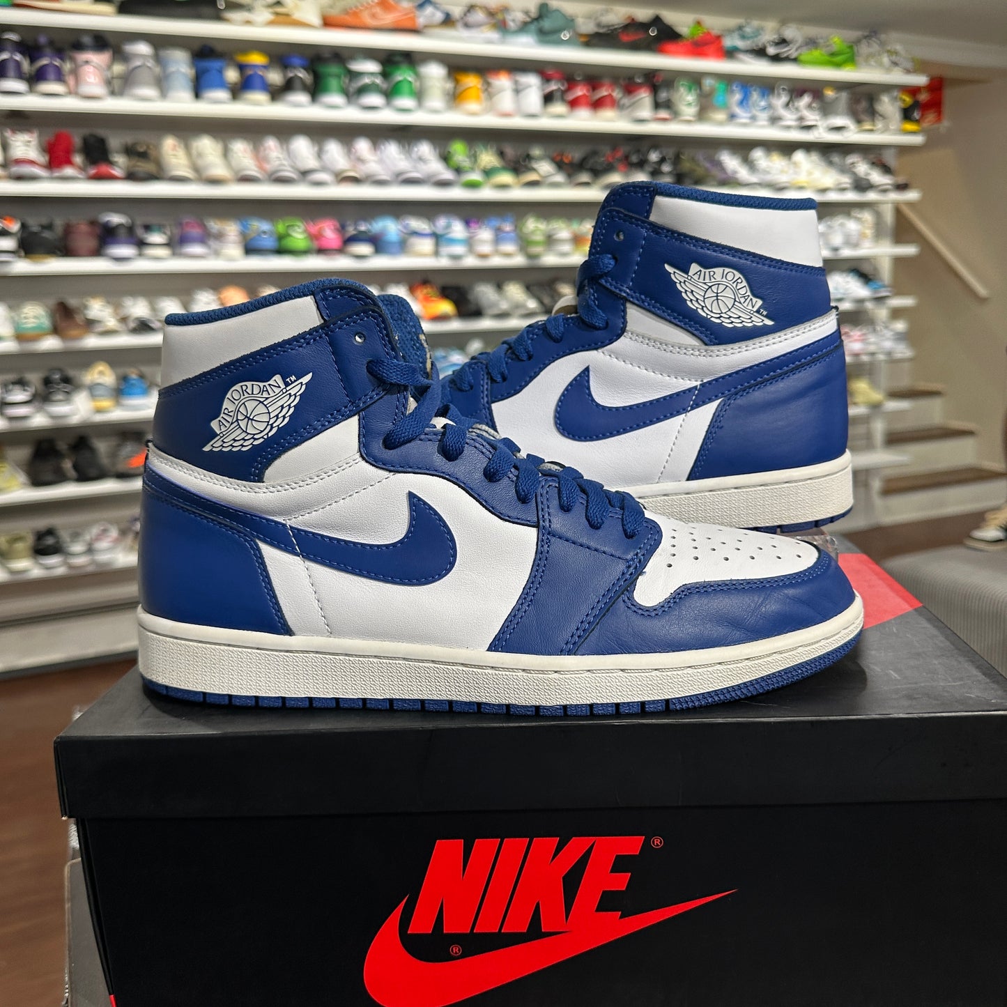 *USED* Air Jordan 1 High Storm Blue (size 10)