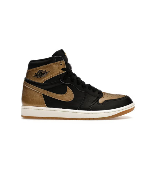 Jordan 1 High Black Metallic Gold