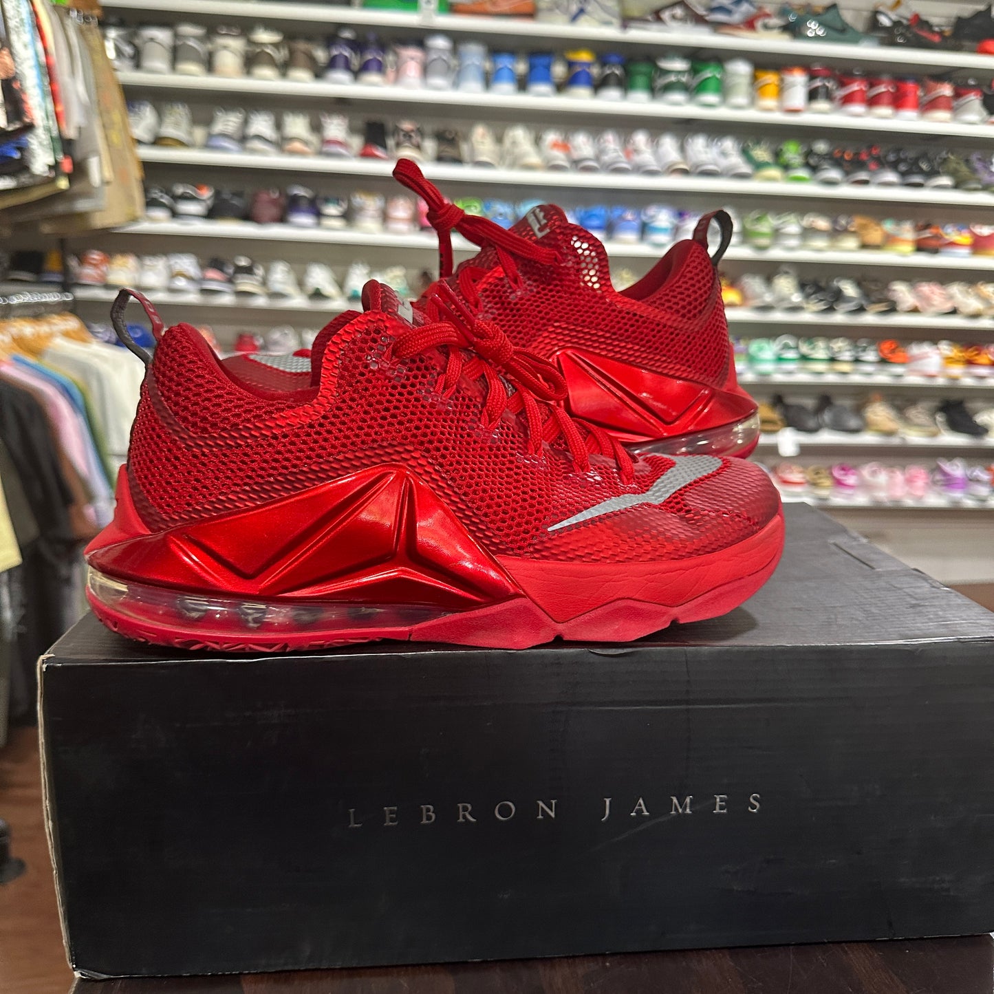 USED* Lebron 12 Low University Red (size 9) – Sports Connection
