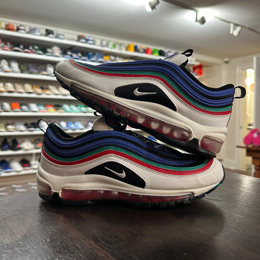 *USED* Air Max 97 White Multicolor (size 7Y)