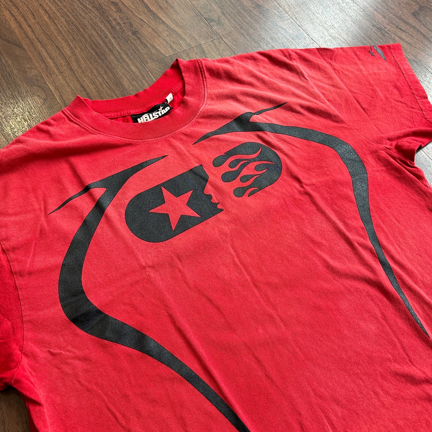 Hellstar Studios Warm Up T-Shirt Red