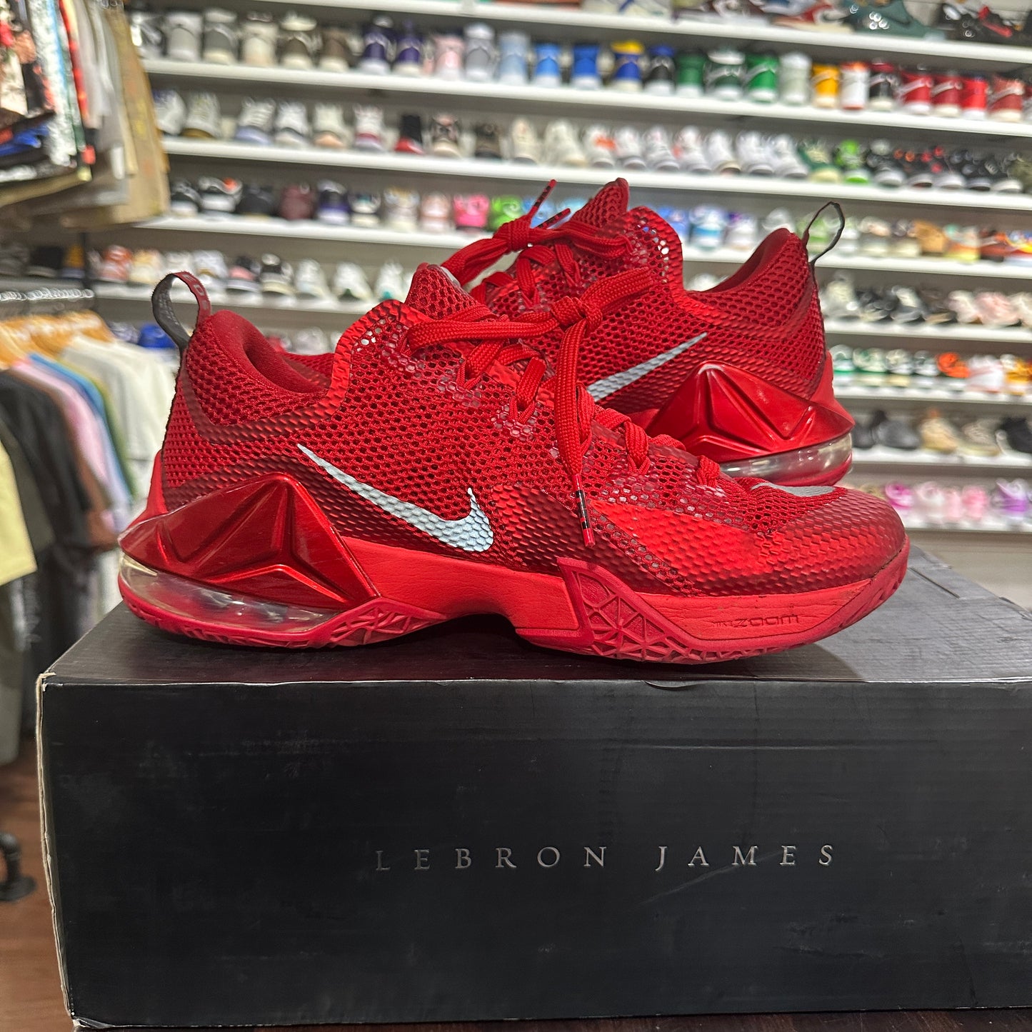 *USED* Lebron 12 Low University Red (size 9)