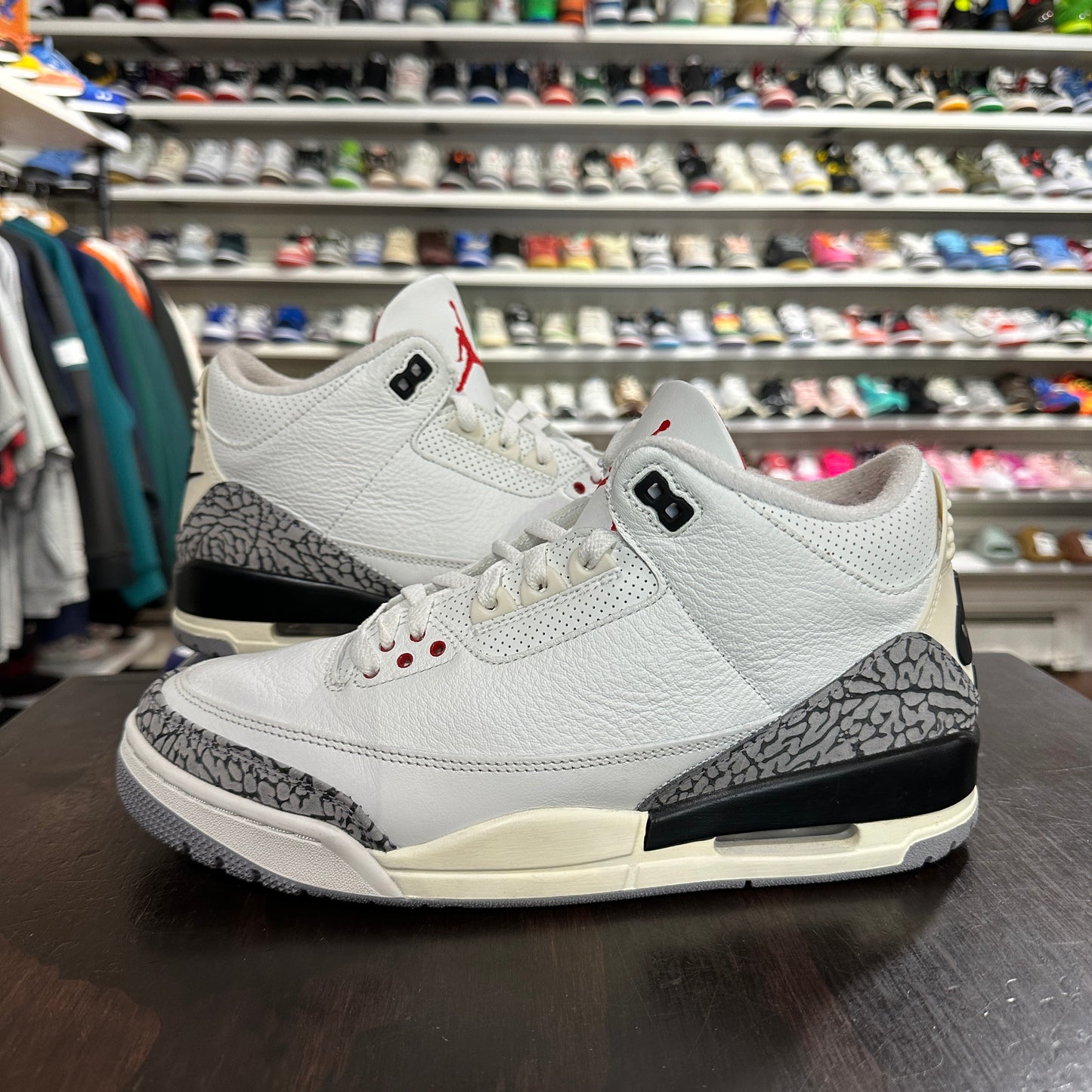 *USED* Air Jordan 3 Reimagined White Cement (size 10)(NO BOX)