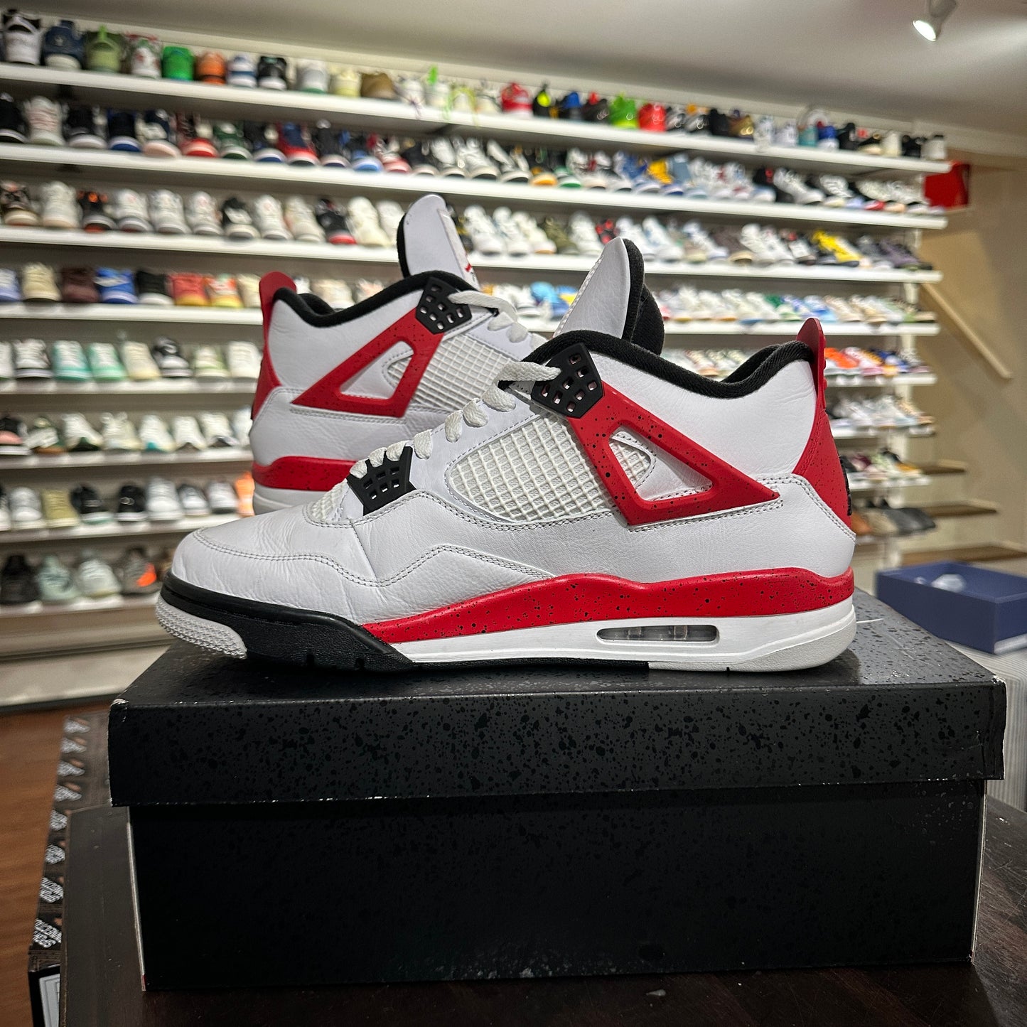 *USED* Jordan 4 Red Cement  (SIZE 13)