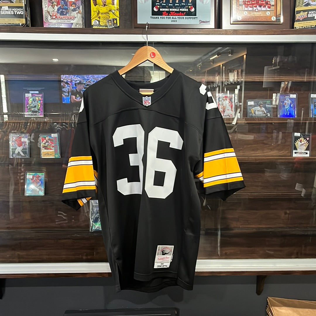Mitchell And Ness NFL Legacy Jersey Steelers Bettis Black Yellow (Mens)