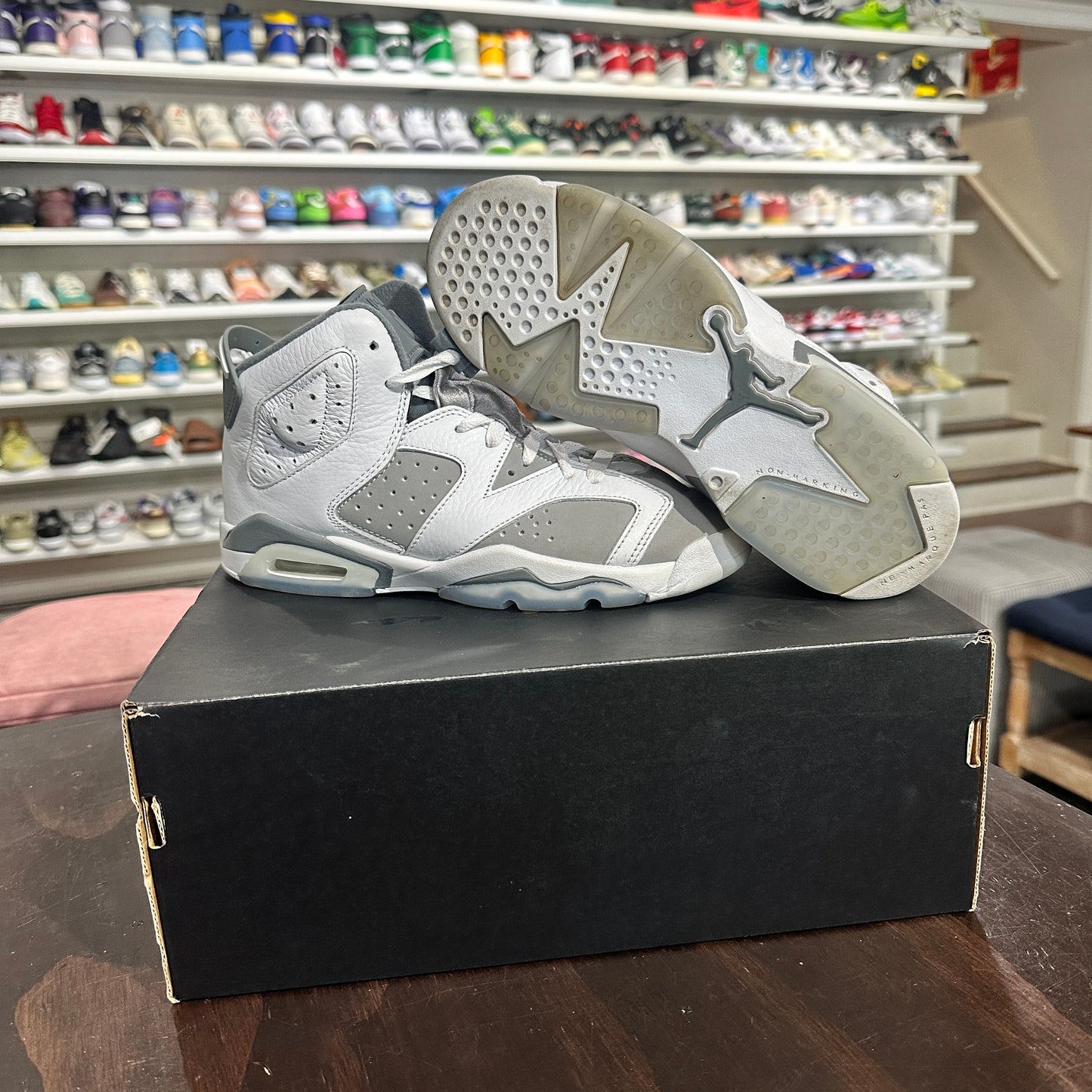 *USED* Air Jordan 6 Cool Grey (Size 5Y)