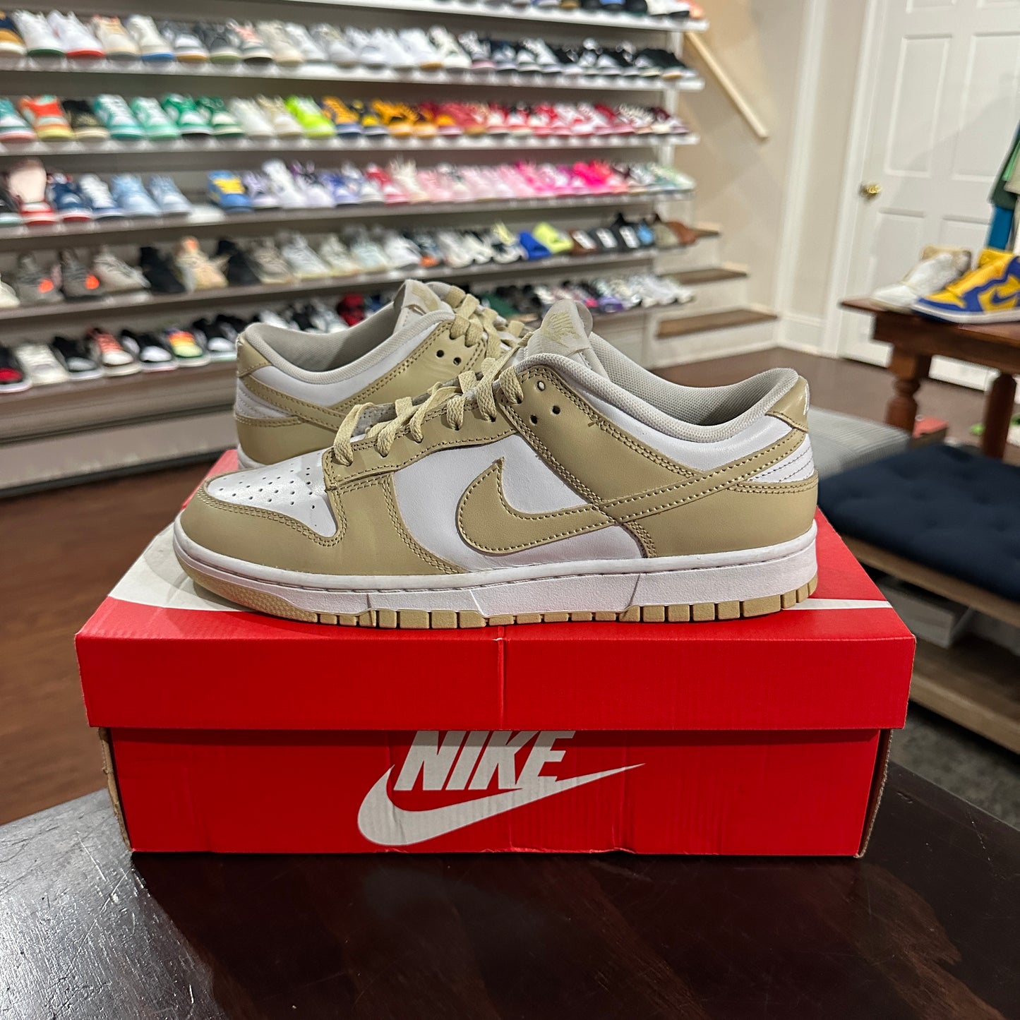 *USED* Nike Dunk Low Team Gold (Size 9.5)