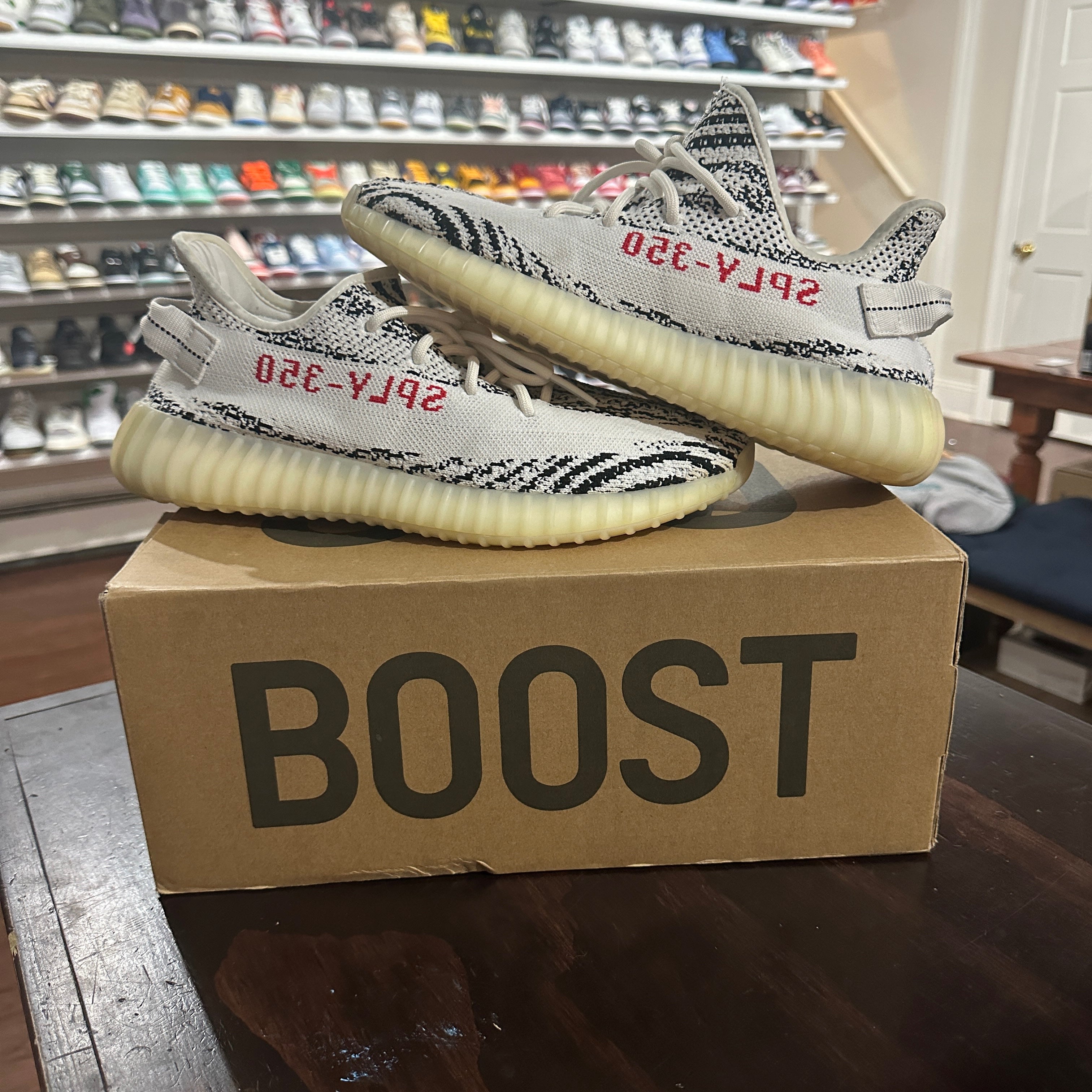 Resell yeezy sale zebra