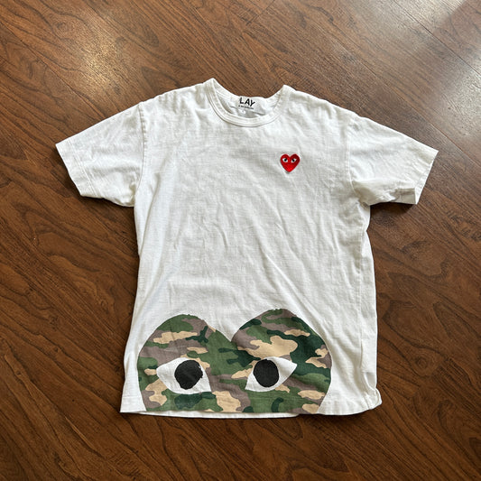 *VINTAGE* Play Comme Des Garcons Graphic Tee (FITS SMALL)