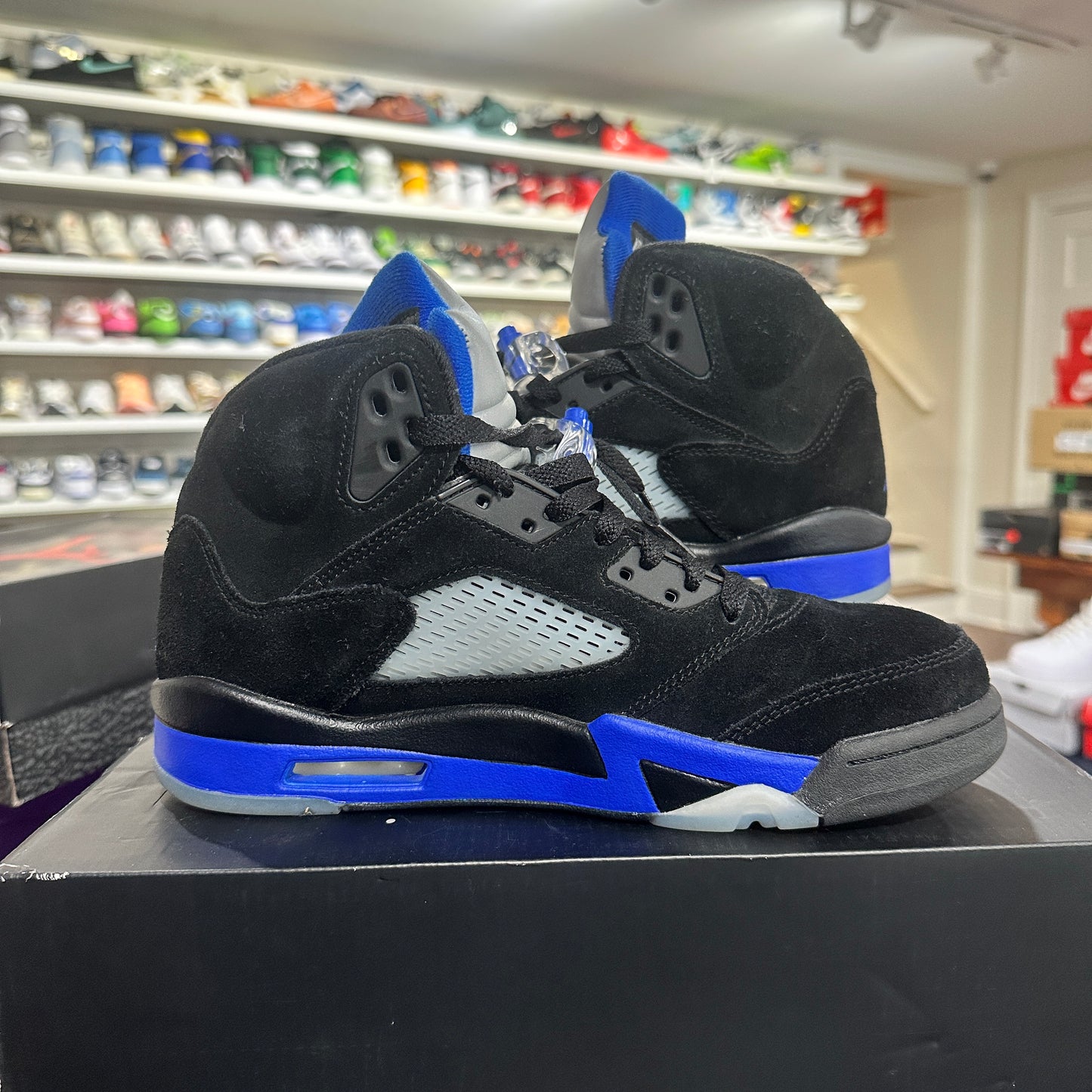 *USED* Air Jordan 5 Racer Blue (size 8)