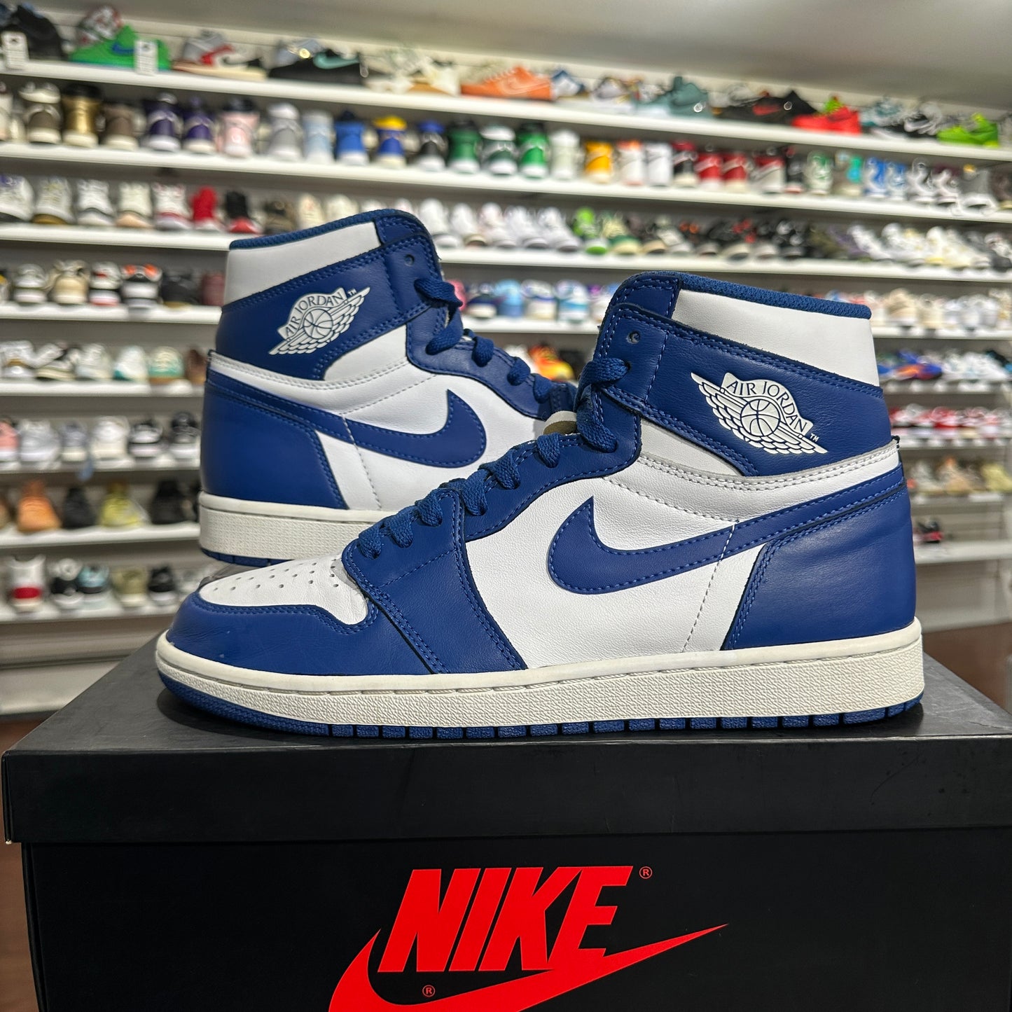 *USED* Air Jordan 1 High Storm Blue (size 10)