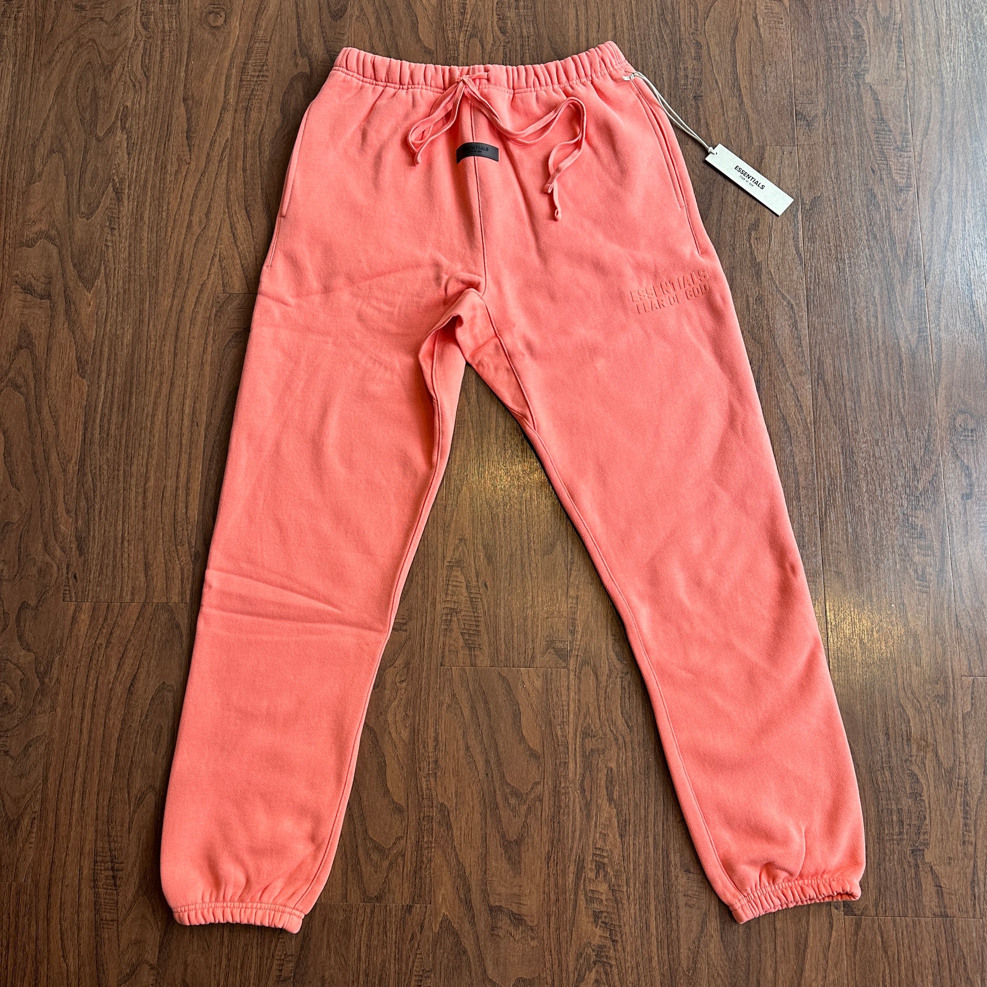 Essentials Sweatpants Pink Essentials Fear Of God Sweatpants Coral