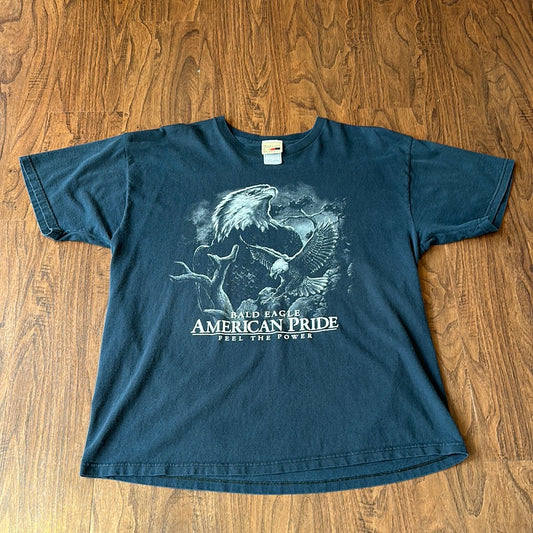 *VINTAGE* Bald Eagle American Pride Feel The Power (FITS LARGE)