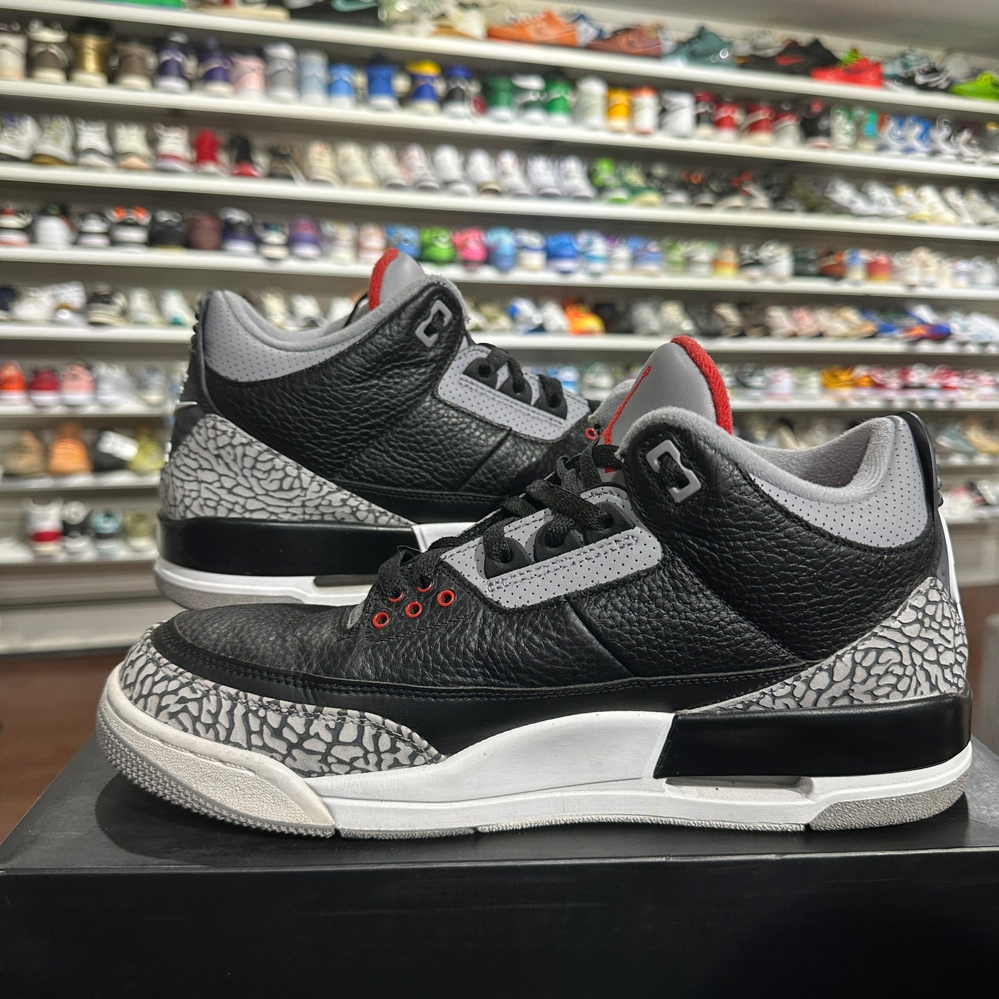 *USED* Air Jordan 3 Black Cement (SIZE 11.5)