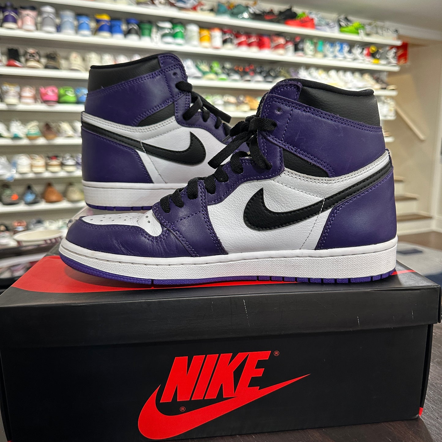 *USED* Air Jordan 1 Court Purple (Size 8.5)