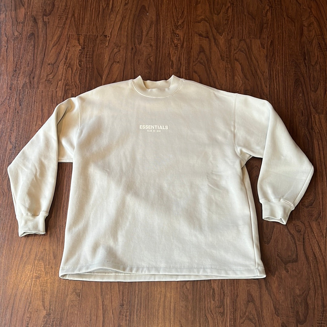 Essentials Fear of God Wheat Relaxed Fit Crewneck