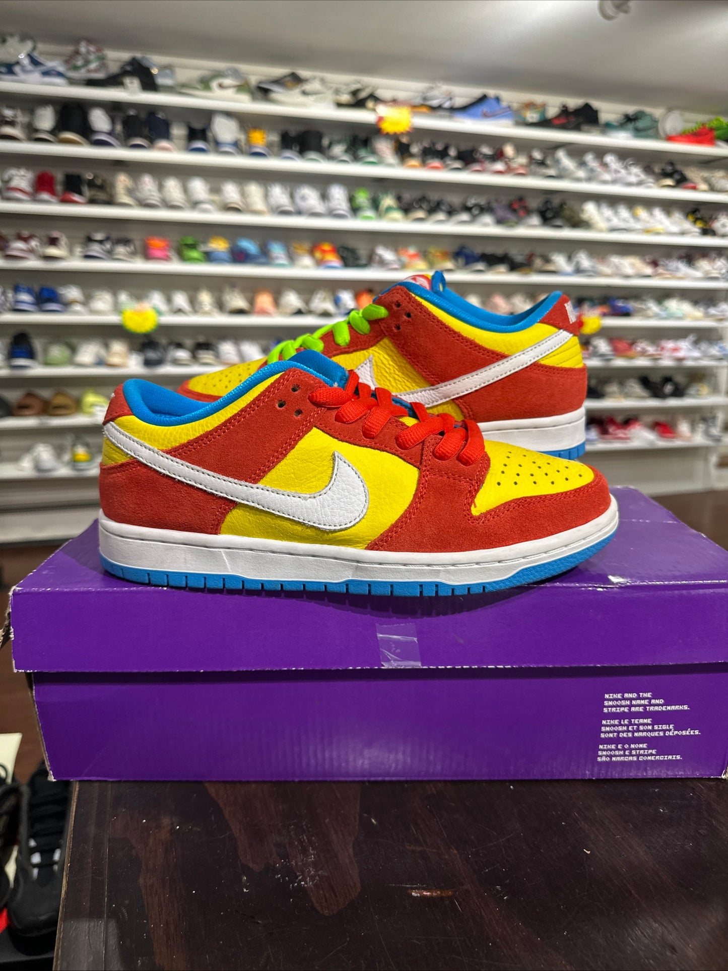 *USED* Bart Simpson Dunk Low SB size 6.5Y