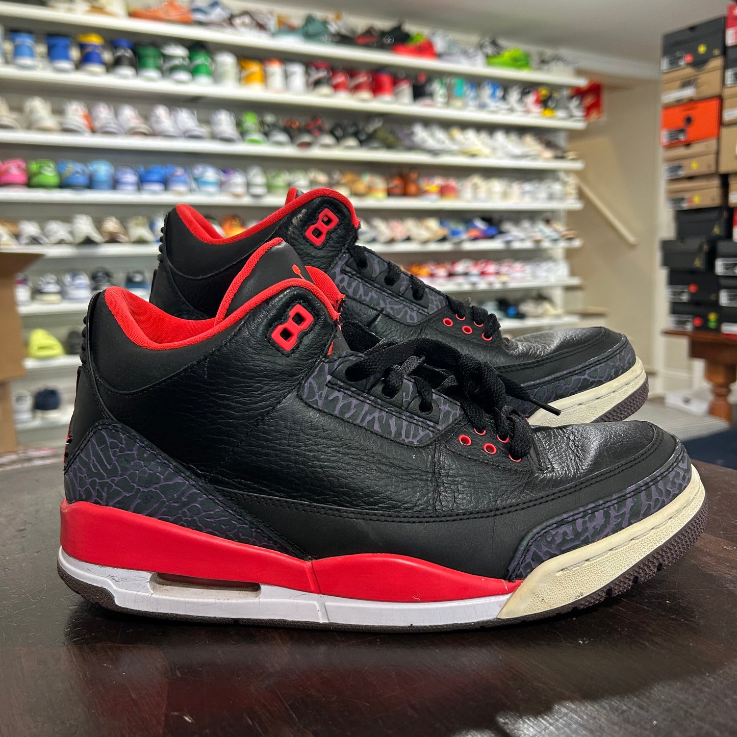 *USED* Jordan 3 Crimson (Size 9.5)