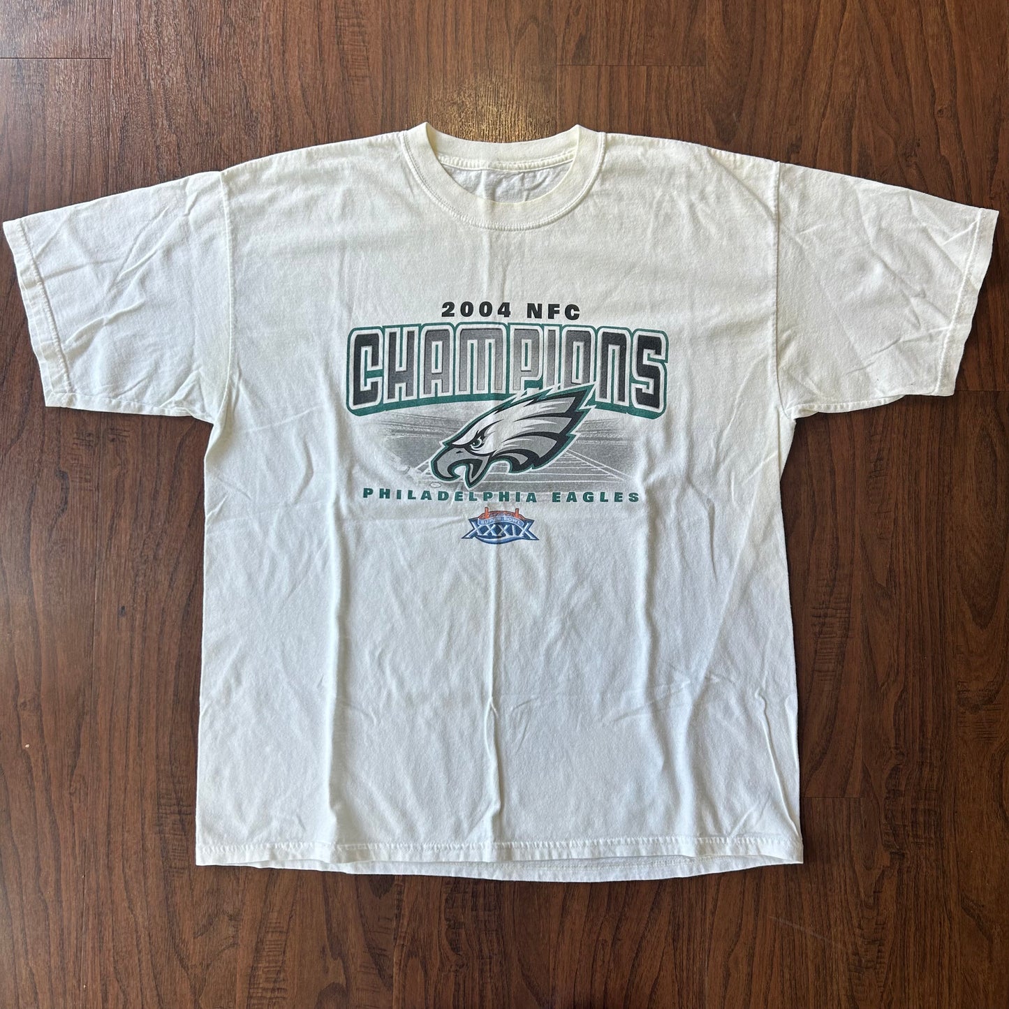 *VINTAGE* Philadelphia Eagles 2004 NFC Championships tee (Size XL)