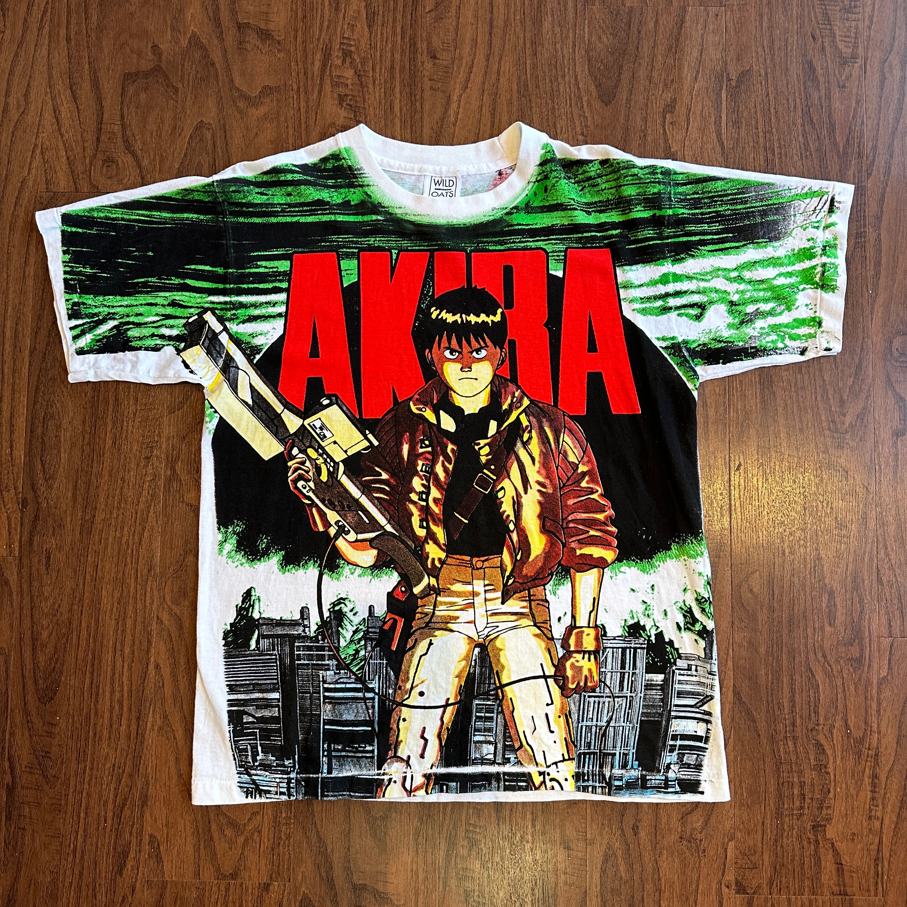 *VINTAGE* Akira Wild Oats Jumbo Graphic Tee Reprint (FITS LARGE)