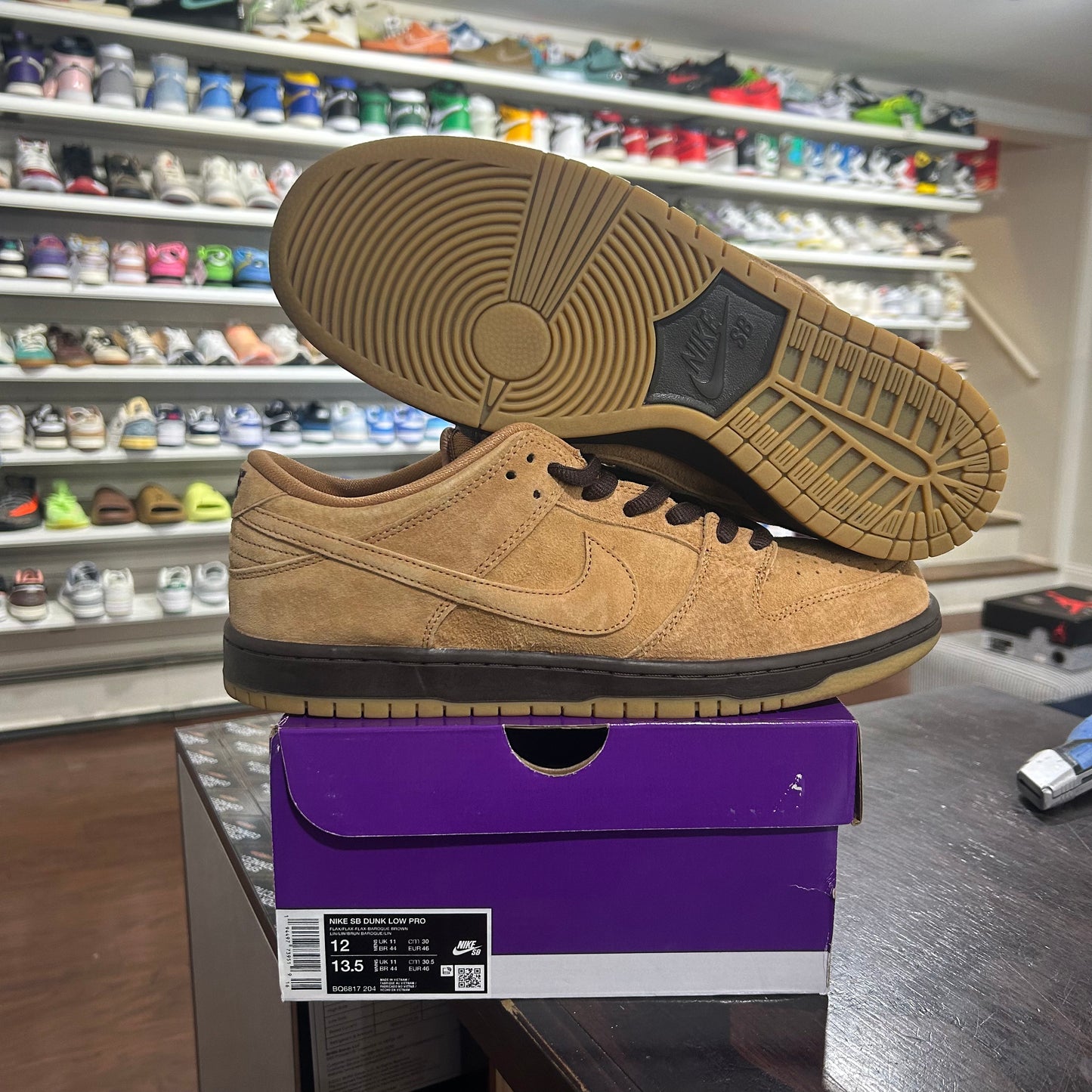 *USED* Nike SB dunk low Wheat (size 12)