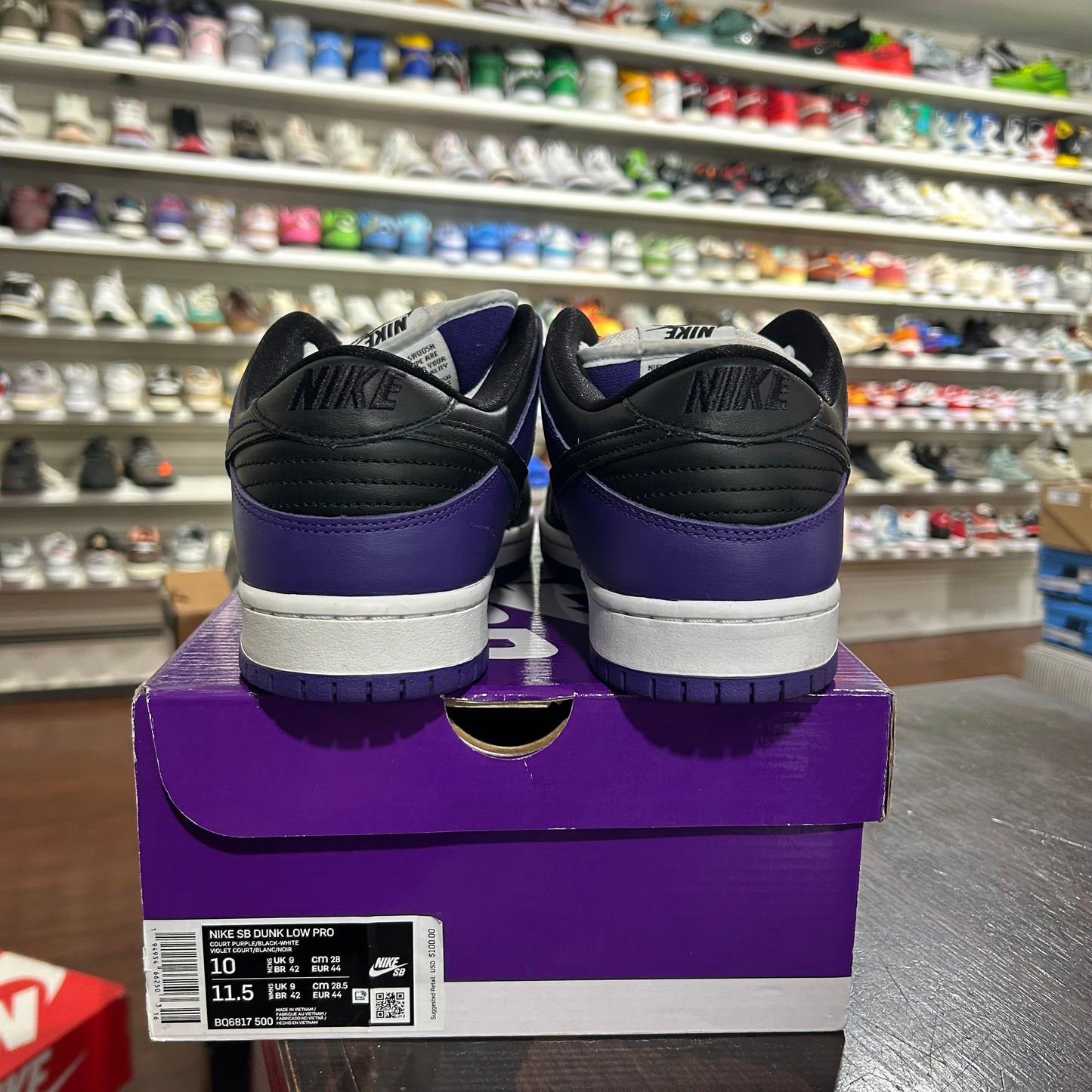 *USED* Nike Dunk low SB Court Purple (2021) (Size 10)