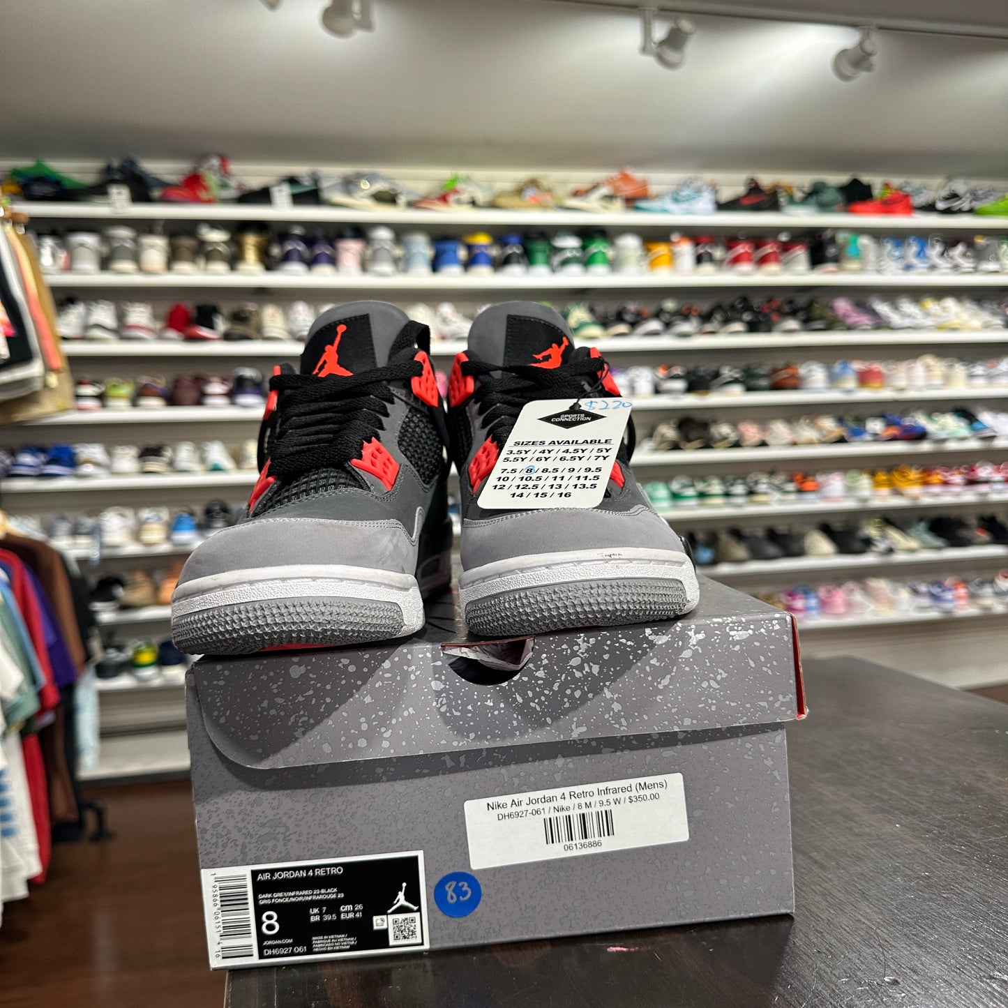 *USED* Jordan 4 Infared (Size 8)