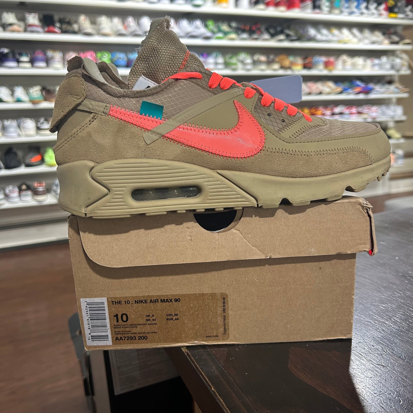 *USED* Nike Air Max 90 Off-White Desert Ore (Size 10)