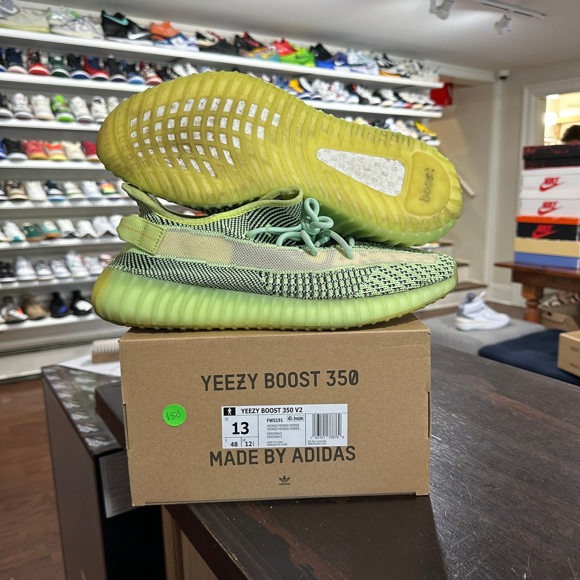 USED* Yeezy 350 V2 Yeezreel (Size 13) Sports Connection USED* Yeezy 350 V2 Yeezreel (Size 13) Sports Connection