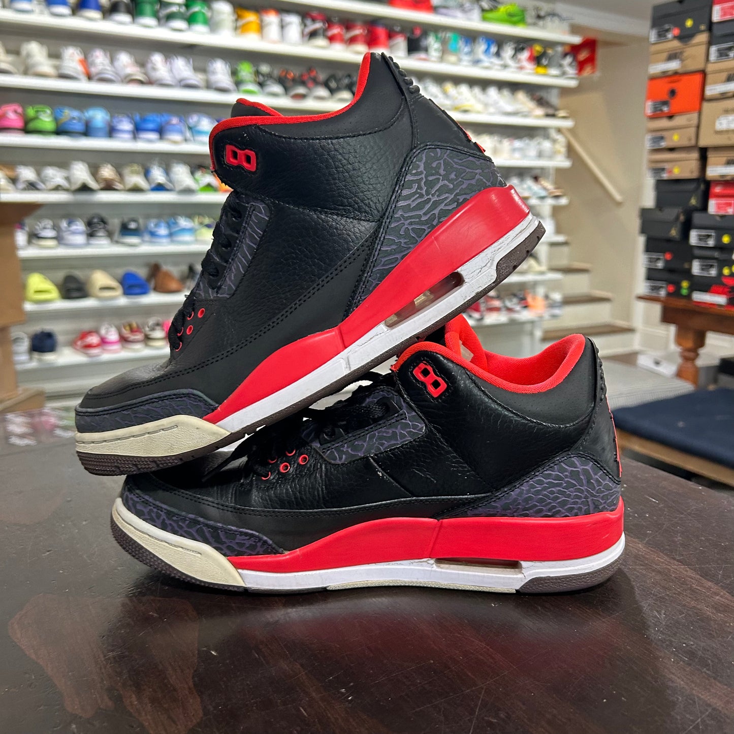 *USED* Jordan 3 Crimson (Size 9.5)