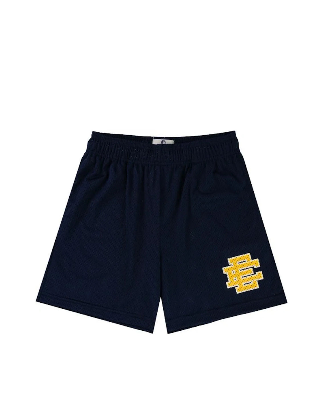 Eric Emanuel Navy Yellow Shorts