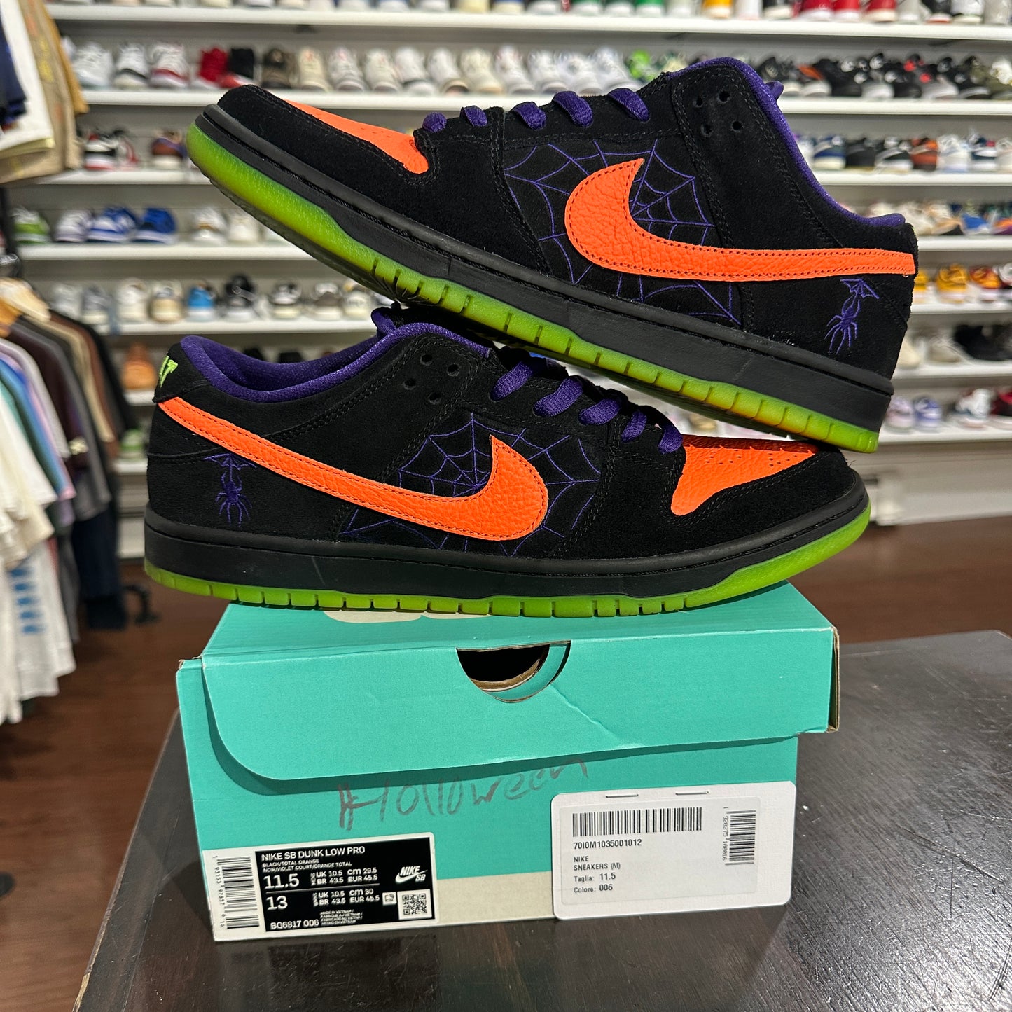 *USED* Nike Dunk SB Night of Mischief Halloween (Size 11.5)