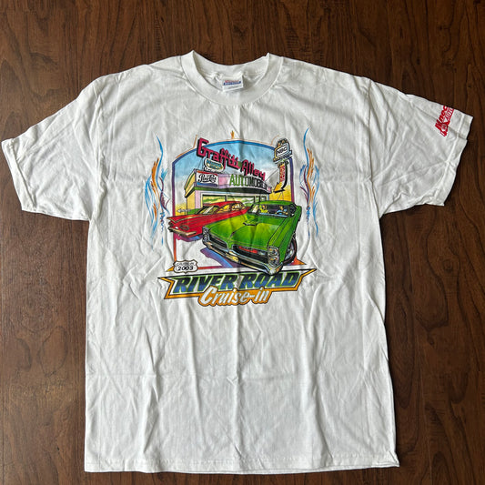 *VINTAGE* Graffiti Alley River Road Cruz In 2003 Shirt (Fits Large)