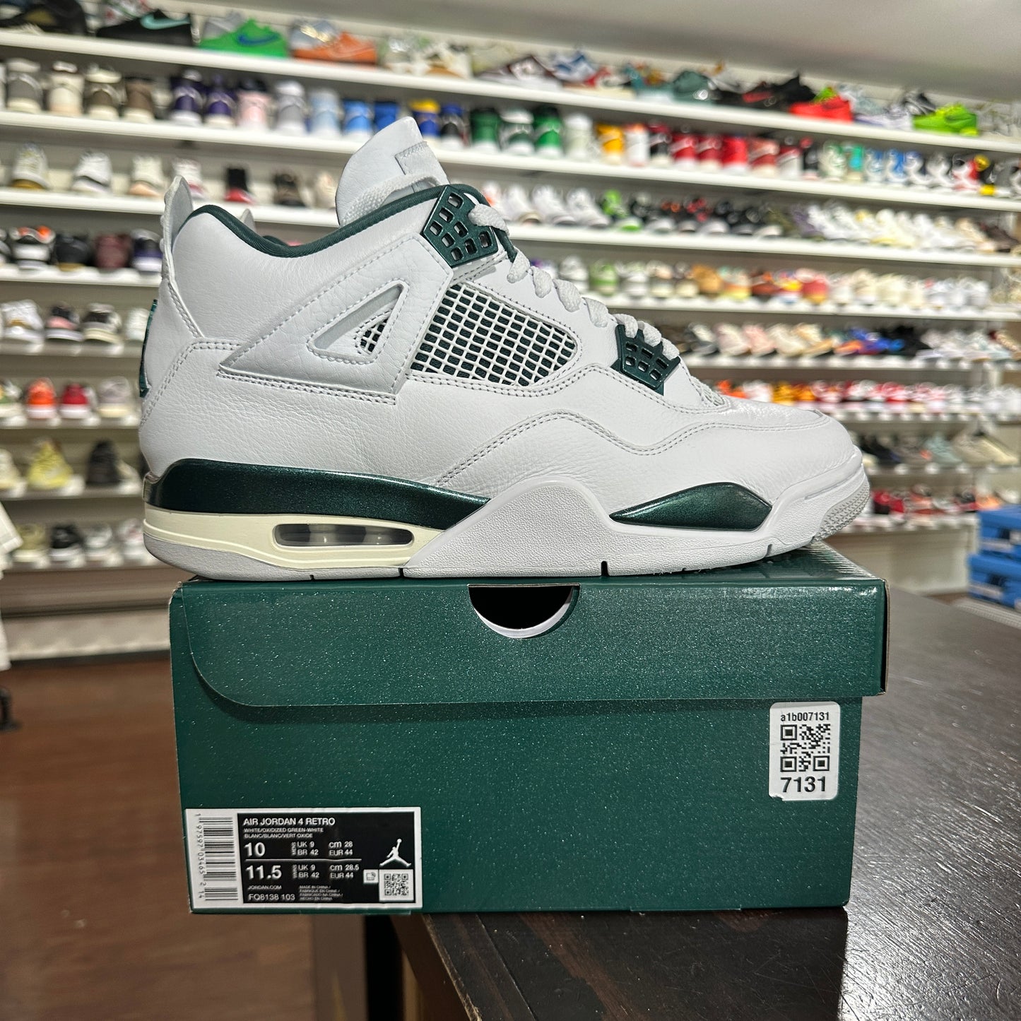 *USED* Jordan 4 Oxidized Green (Size 10) VNDS