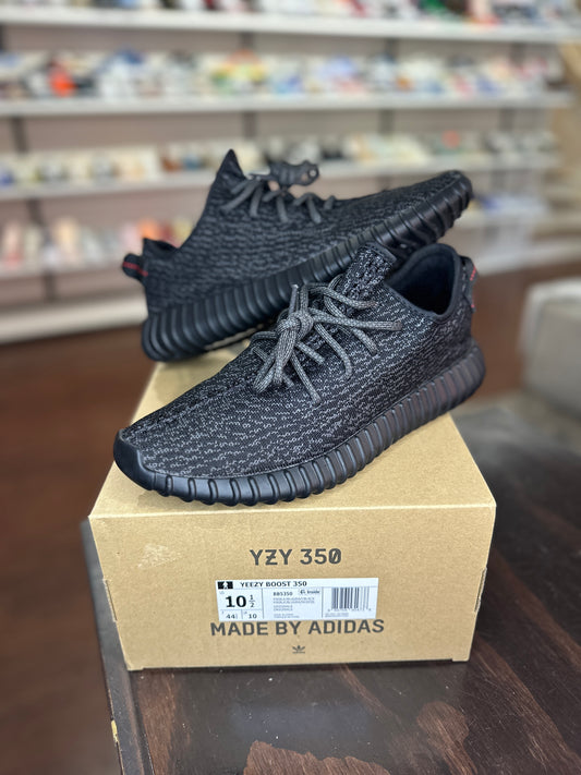 *USED* Yeezy Boost 350 v1 Pirate Black (2023) size 10.5 (VNDS)