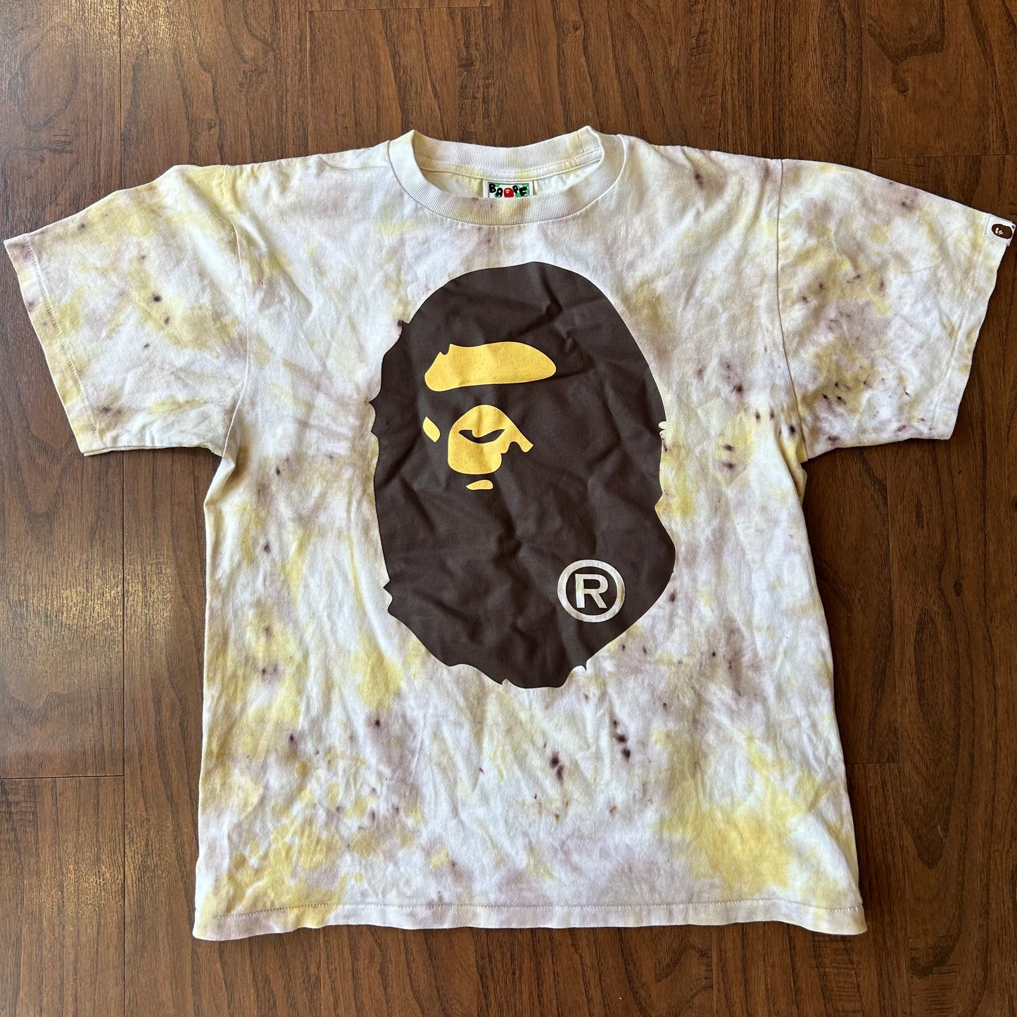 (USED) Bape Tie-Dye Tee (Size Medium)