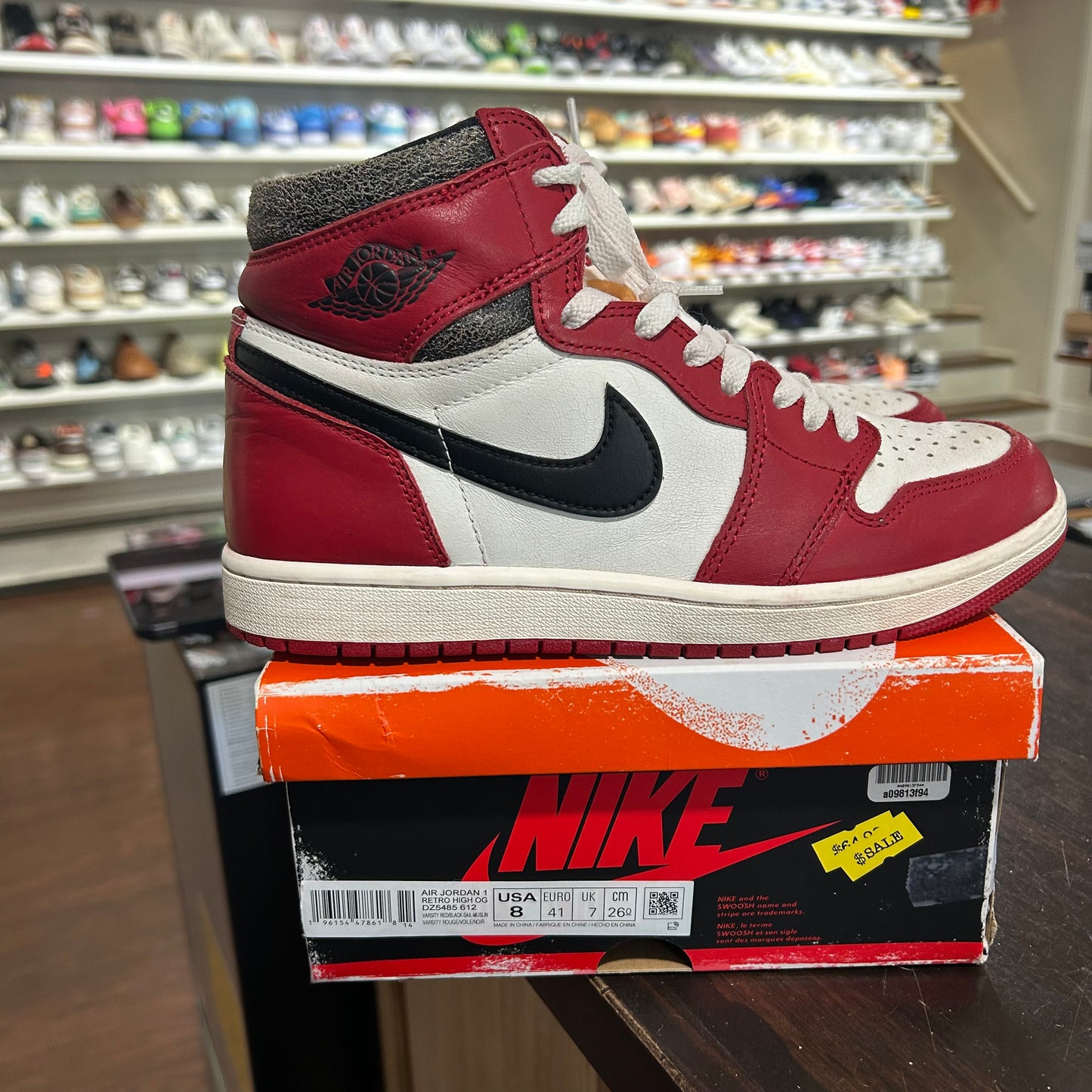 *USED* Jordan 1 Lost and Found (Size 8)